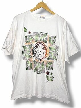 Vintage Disney Store Winnie The Pooh Botanical Bee Glitter Graphic T-shirt 2x